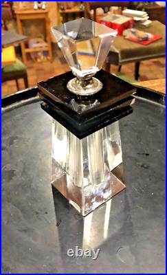 Flacon à parfum en cristal de style Art déco