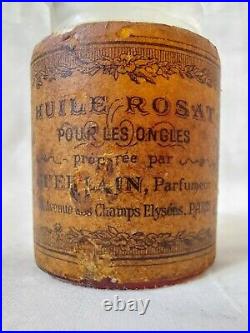 GUÊRLIN Huile Rosat pour ongles 1915 ancien flacon plein / vernis / parfum