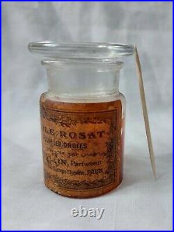 GUÊRLIN Huile Rosat pour ongles 1915 ancien flacon plein / vernis / parfum