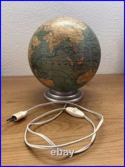 Globe terrestre Art déco Edition Girard et Barrère par J. FOREST PARIS 1930