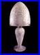 Goujon & Pedemay Ets Nancéa Lampe Champignon Art Déco En Verre Gravé 1930
