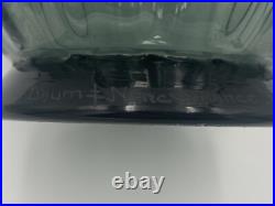 Grand Vase Daum Nancy France Art Deco verre H21cm Bon état