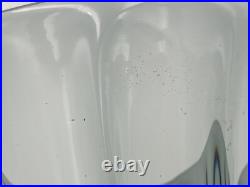 Grand Vase Daum Nancy France Art Deco verre H21cm Bon état