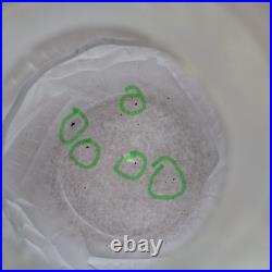 Grand Vase Muller Frères Lunéville signé Art Déco coloquinte moderniste verre