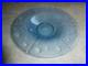 Grande Coupe En Verre Verlys France Moulé Pressé Givré Art Déco Bulles Fruits