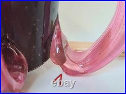 Grande Coupe en verre de Charles Schneider vers 1930 Art-déco (à restaurer) Grande Coupe en verre de Charles Schneider vers 1930 Art-déco (à restaurer)