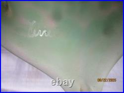 Grande Lampe Art Deco En Fer Forgé 2 Tulipes Pate De Verre Le Verre Francais