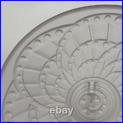 Grande coupe Art déco verre dépoli Modele Arc de Jacques Landier 35 cms