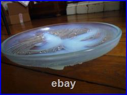 Grande coupe opaline de verre art déco 1930 P. D'Avesn  Lalique / Sabino Verlys