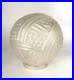 HETTIER-VINCENT Boule verre moulé lustre art Deco-Lalique-Sabino-Muller-Genet