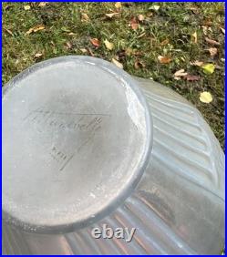 HUNEBELLE VASE ROSE BLEU OPALESCENT ART DECO PARIS FRANCE 1930 30's