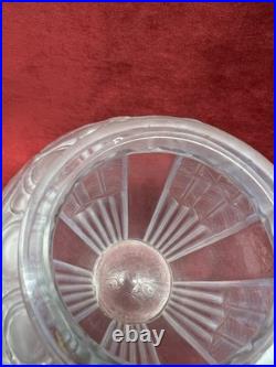 HUNEBELLE VASE ROSE BLEU OPALESCENT ART DECO PARIS FRANCE 1930 30's