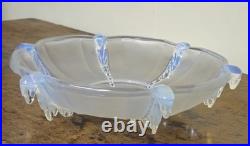 Importante Coupe / Centre de table en verre opalescent Art Déco 1925