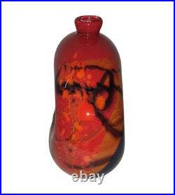 Ioan Nemtoi, Superbe Verre Soufflé Signé, Verrier, Ouvre D'Art, Déco Unique