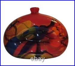 Ioan Nemtoi, Superbe Verre Soufflé Signé, Verrier, Ouvre D'Art, Déco Unique