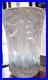 Josef Inwald Grand Vase verre givré barolac Czech art deco foret