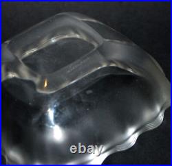 LALIQUE Bol Coupelle Vague Art Déco en verre sablé gravé signé Lalique