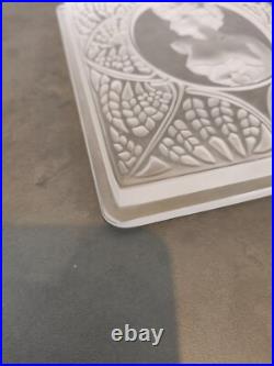 LALIQUE Panneau Décoratif VERRE décors de femme FRANCE ART DECO