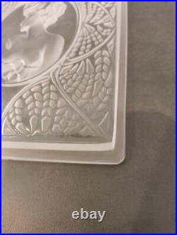 LALIQUE Panneau Décoratif VERRE décors de femme FRANCE ART DECO