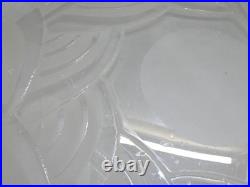-LE VERRE FRANCAIS BELLE COUPE DE LUSTRE PATE de VERRE ART DECO SUSPENSION