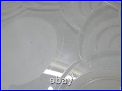 -LE VERRE FRANCAIS BELLE COUPE DE LUSTRE PATE de VERRE ART DECO SUSPENSION
