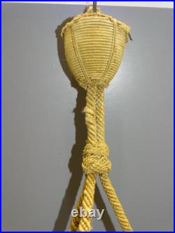 -LE VERRE FRANCAIS BELLE COUPE DE LUSTRE PATE de VERRE ART DECO SUSPENSION