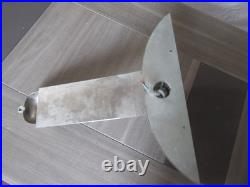 Lampe Art Deco Ancienne Metal Et Verre