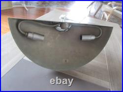 Lampe Art Deco Ancienne Metal Et Verre
