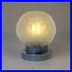 Lampe Art Deco Globe Fleur Stylisées Verre Attribué Vianne 1930
