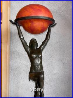 Lampe Danseuse à la coupe Max Le Verrier Art Déco