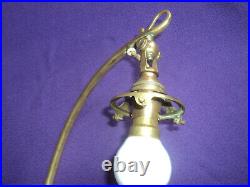 Lampe Pied Bronze Art Nouveau/deco Pour Tulipe Daum Muller Pate De Verre