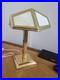 Lampe art déco PIROUETT de direction en laiton poli avec verres en albatrinne co