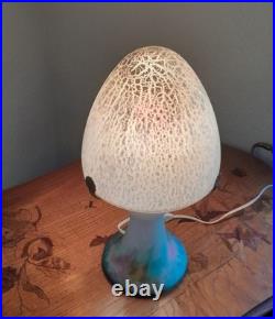Lampe art déco pâte de verre Muller Frères Lunéville