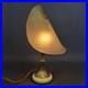 Lampe de Table Art Déco'Laiton Verre Murano Et Base Marbre Vintage Ans'60