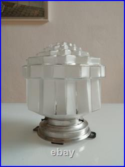 Lampe de table ou plafonnier art déco 1930 skyscraper