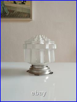 Lampe de table ou plafonnier art déco 1930 skyscraper