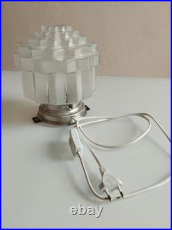 Lampe de table ou plafonnier art déco 1930 skyscraper