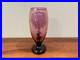 Le Verre Français Ancien vase Art Déco. Dahlias. Charles Schneider