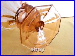 Libochovice Vase Verre Art Deco Nu Femme Josef Feigl Art Glass
