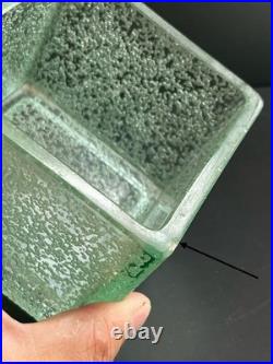 Lot De 3 Pot Ou Vases En Verre Dégagé L'acide Daum Nancy Art Déco