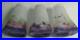 Lot De 3 Tulipes Muller Freres Luneville Verre Marmoreen Lustre Lampe Art Deco