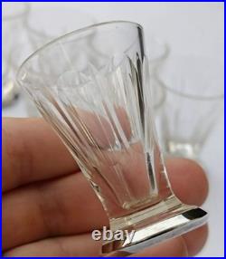 Lot de 12 Verres à Liqueur Art Déco Argent Massif / Silver Shot Glasses