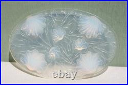 Lot de 3 supports en verre opalescent art déco Verlys