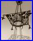Lustre FER FORGE pour Verre DAUM. ART DECO/ART NOUVEAU