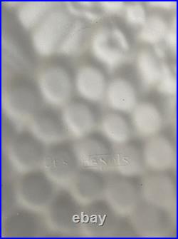 Lustre Fer Forgé Art Déco En Verre Moulé 1930 Verrerie Des Hanots