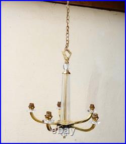 Lustre art deco attribué a Jacques Adnet, années 50/60