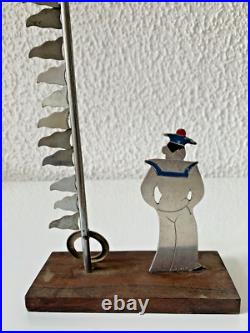 Marque Verre Art Déco à Décor De Drapeaux Par Sudre