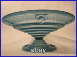 Maurice Model Cristalleries De Verdun Grande Coupe En Verre Epoque Art Deco 1930