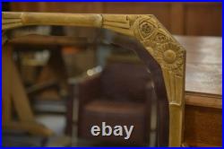 Miroir Art Déco verre biseauté 1930's
