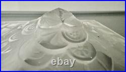 Muller Frères Lunéville Lampe De Table En Verre Pressé Fer Forgé Art Déco